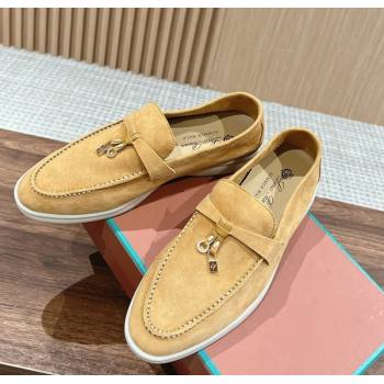 LP Summer Charms Walk Loafers in Suede Yellow 2024 Top LP010901 (KL-240109077)