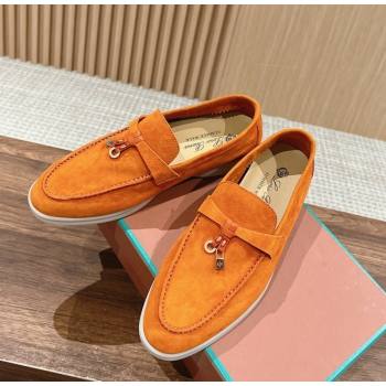 LP Summer Charms Walk Loafers in Suede Orange 2024 Top LP010901 (KL-240109084)