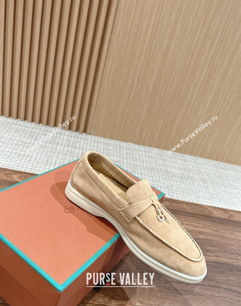 LP Summer Charms Walk Loafers in Suede Beige 2024 Top LP010901 (KL-240109085)