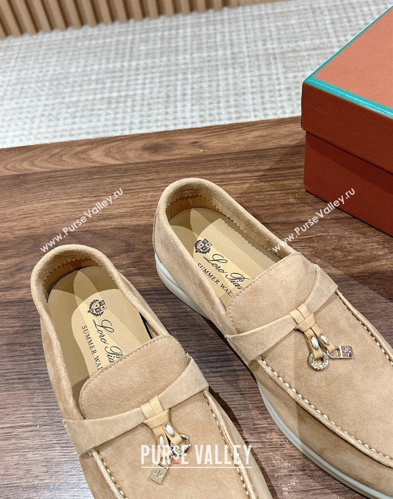 LP Summer Charms Walk Loafers in Suede Beige 2024 Top LP010901 (KL-240109085)