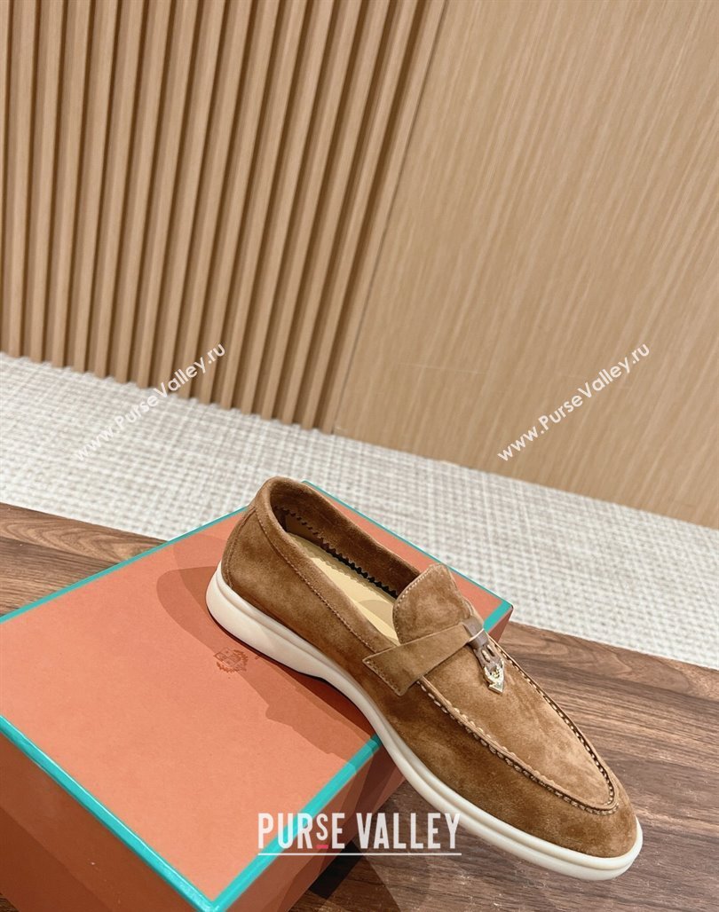 LP Summer Charms Walk Loafers in Suede Brown 2024 Top LP010901 (KL-240109087)