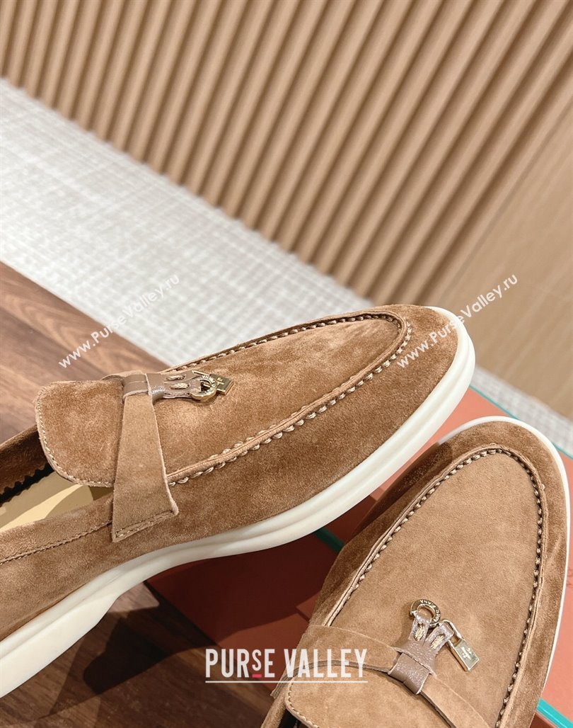 LP Summer Charms Walk Loafers in Suede Brown 2024 Top LP010901 (KL-240109087)