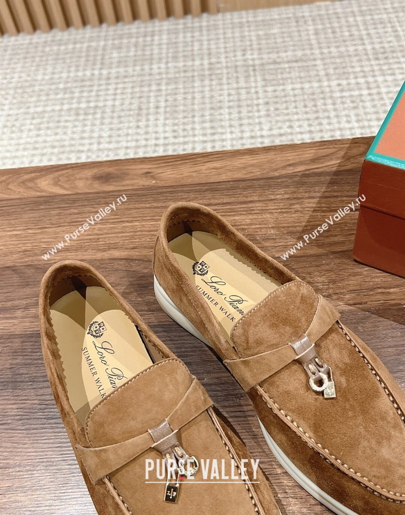 LP Summer Charms Walk Loafers in Suede Brown 2024 Top LP010901 (KL-240109087)