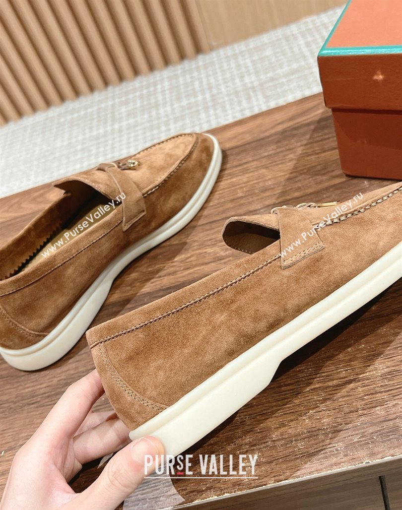 LP Summer Charms Walk Loafers in Suede Brown 2024 Top LP010901 (KL-240109087)