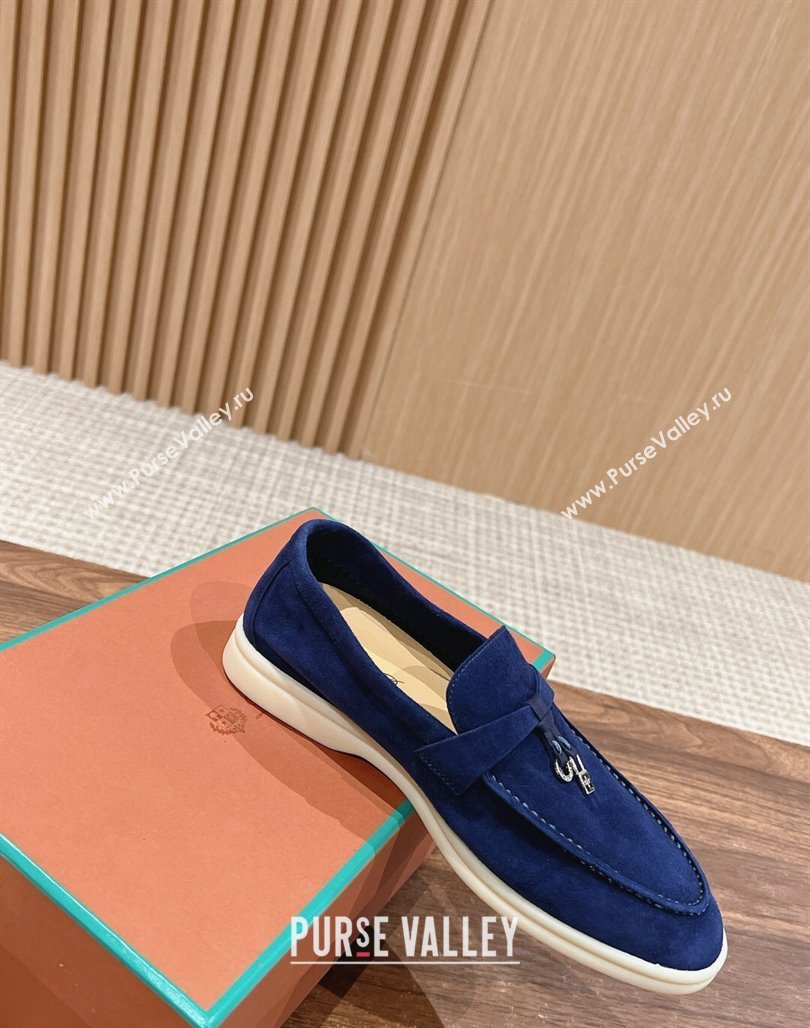 LP Summer Charms Walk Loafers in Suede Royal Blue 2024 Top LP010901 (KL-240109088)