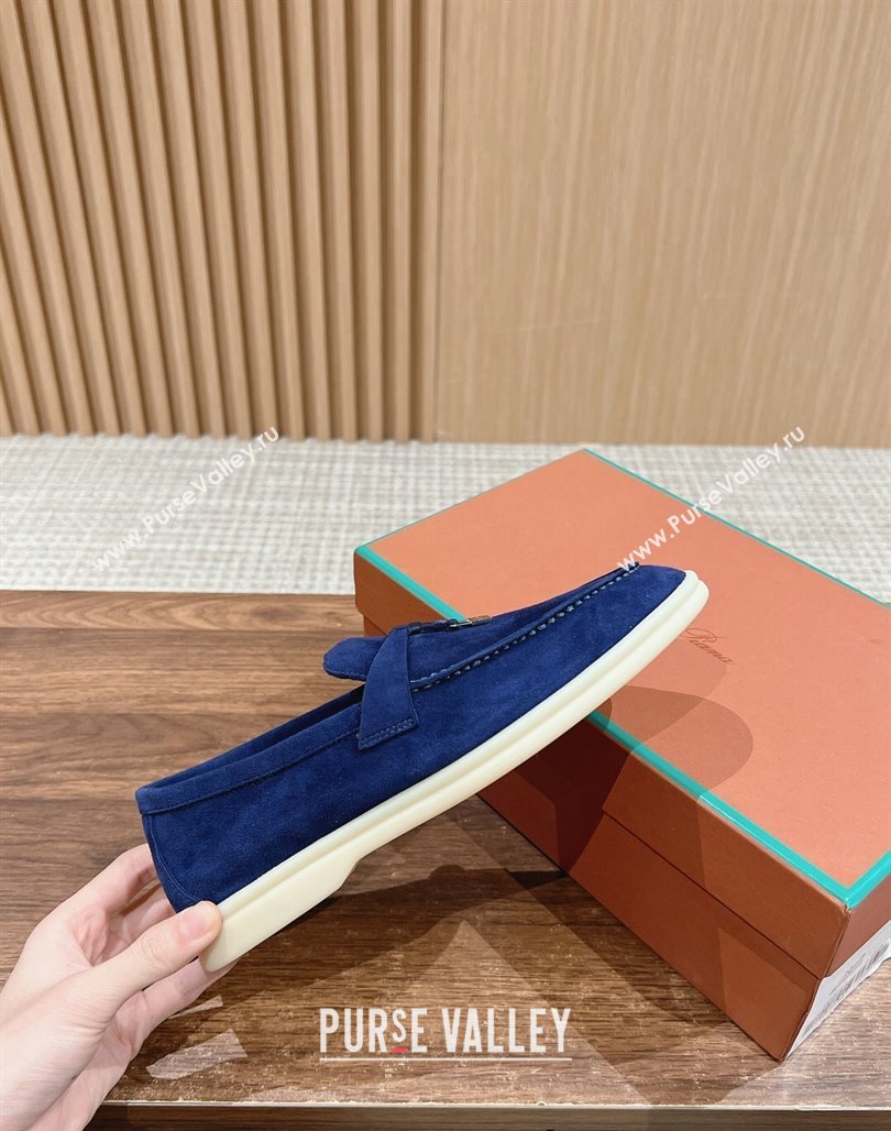 LP Summer Charms Walk Loafers in Suede Royal Blue 2024 Top LP010901 (KL-240109088)
