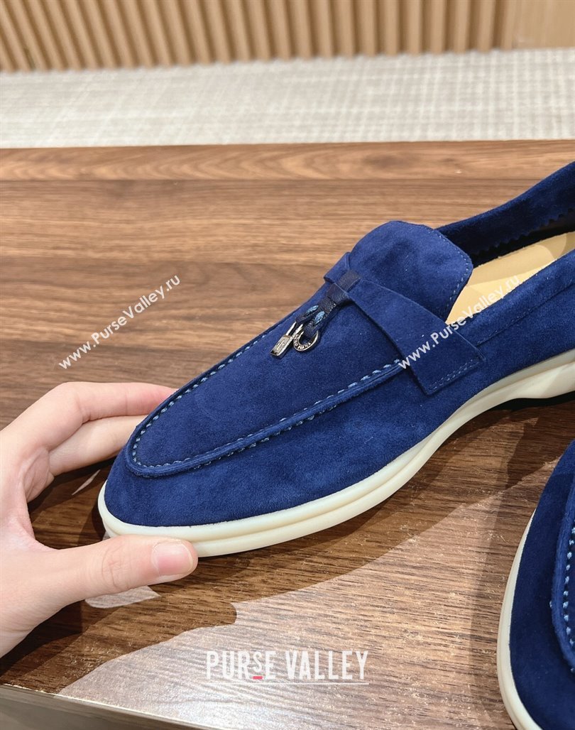 LP Summer Charms Walk Loafers in Suede Royal Blue 2024 Top LP010901 (KL-240109088)