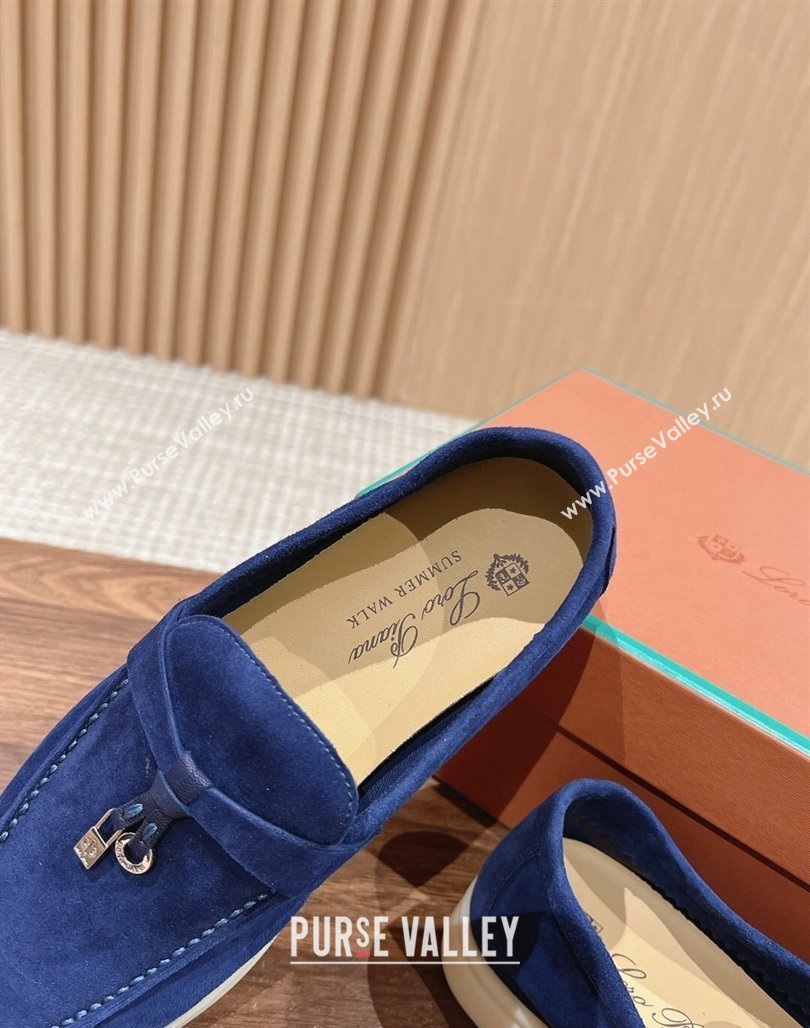 LP Summer Charms Walk Loafers in Suede Royal Blue 2024 Top LP010901 (KL-240109088)