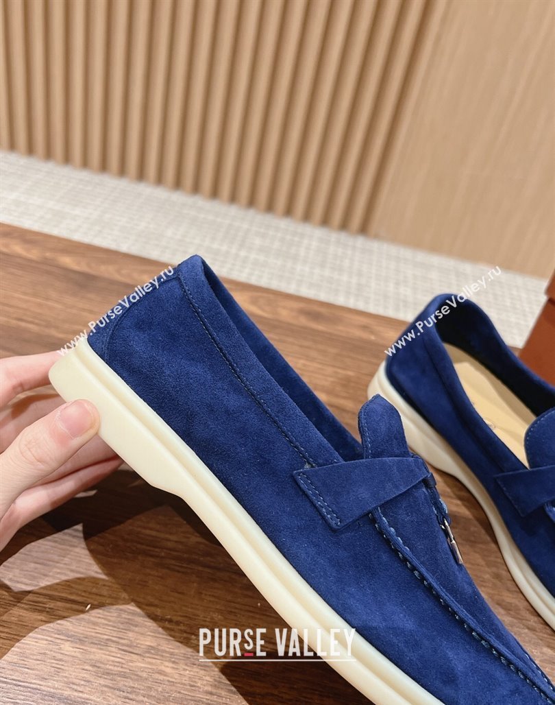 LP Summer Charms Walk Loafers in Suede Royal Blue 2024 Top LP010901 (KL-240109088)