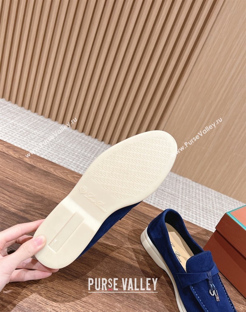 LP Summer Charms Walk Loafers in Suede Royal Blue 2024 Top LP010901 (KL-240109088)