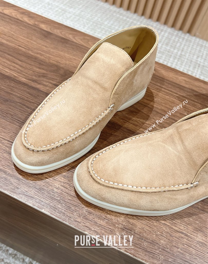 LP Open Walk Chukka Boots in Suede Beige 202402 Top LP010901 (KL-240109092)