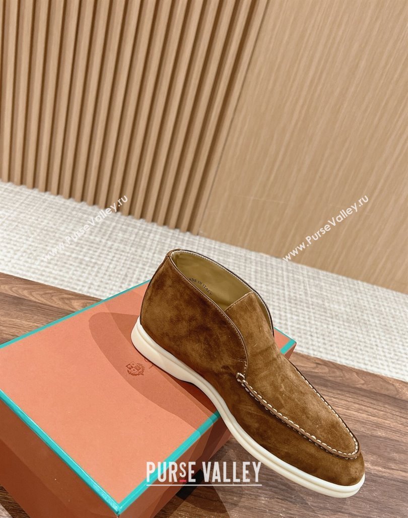 LP Open Walk Chukka Boots in Suede Dark Brown 202402 Top LP010901 (KL-240109093)
