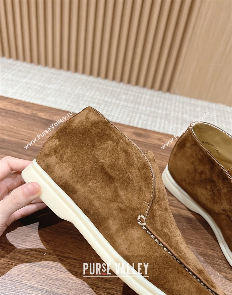 LP Open Walk Chukka Boots in Suede Dark Brown 202402 Top LP010901 (KL-240109093)