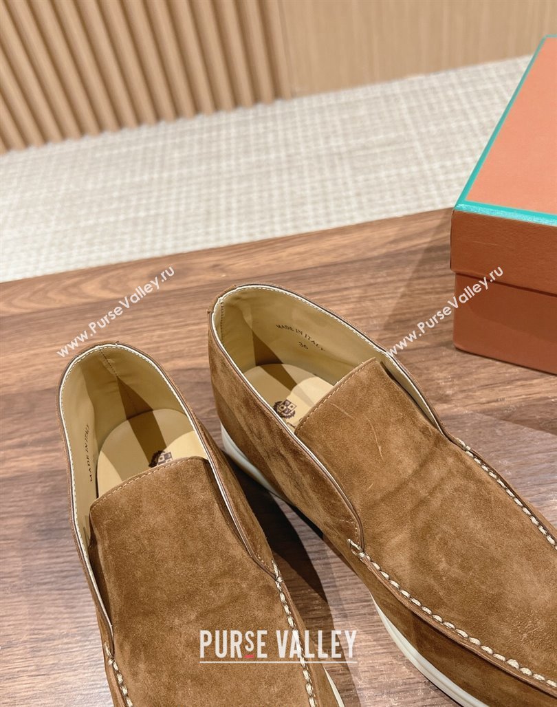 LP Open Walk Chukka Boots in Suede Dark Brown 202402 Top LP010901 (KL-240109093)