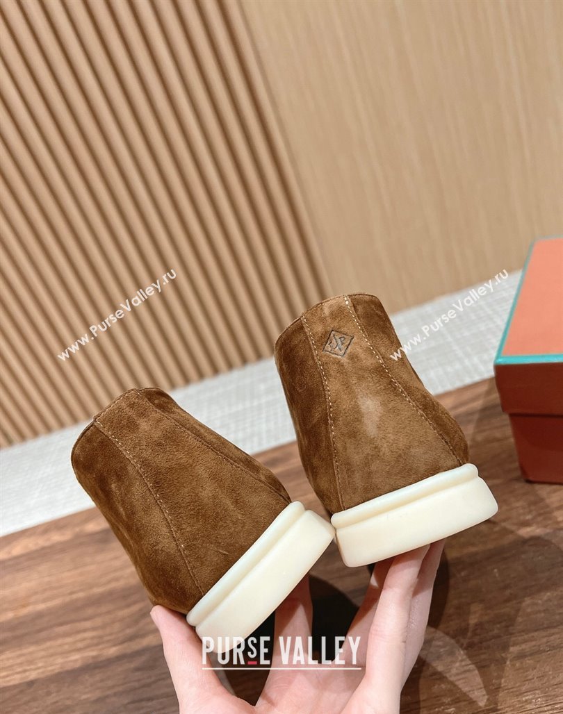 LP Open Walk Chukka Boots in Suede Dark Brown 202402 Top LP010901 (KL-240109093)