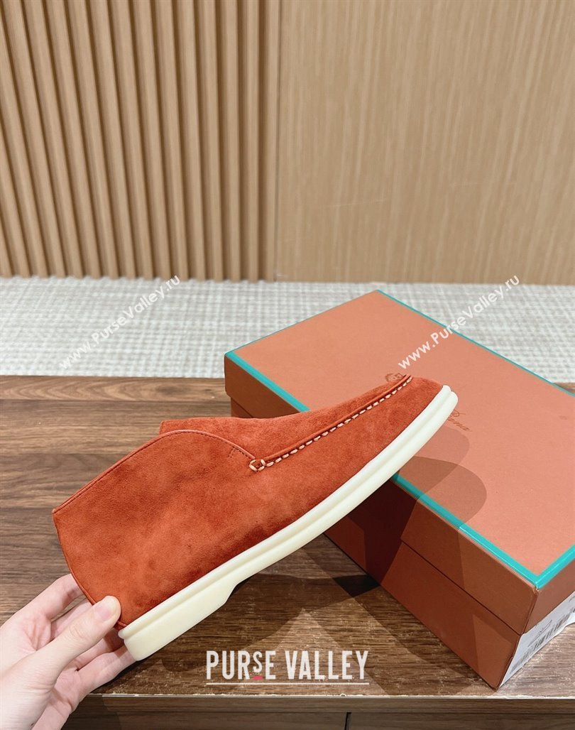 LP Open Walk Chukka Boots in Suede Orange 202402 Top LP010901 (KL-240109096)