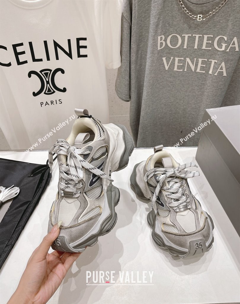 Balenciaga 6XL Trainers Sneakers in Mesh and Suede Grey 2024 (KL-240109050)