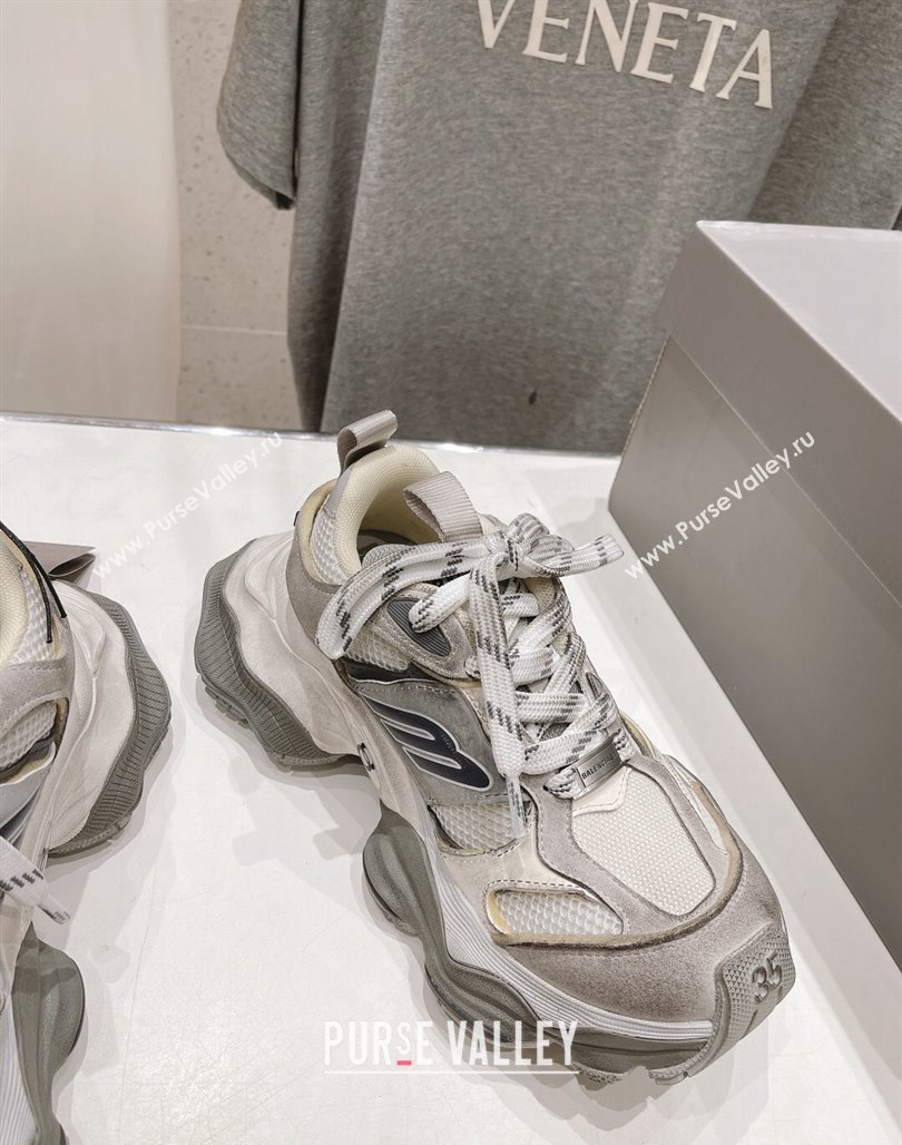 Balenciaga 6XL Trainers Sneakers in Mesh and Suede Grey 2024 (KL-240109050)