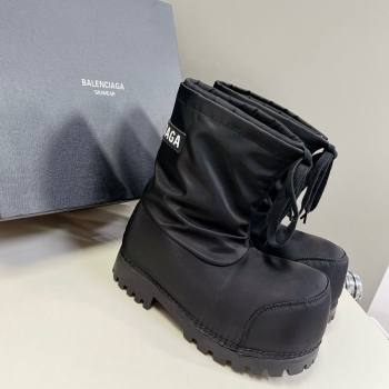 Balenciaga Skiwear- Alaska Low Boot in black nylon 2024 (SS-240109035)