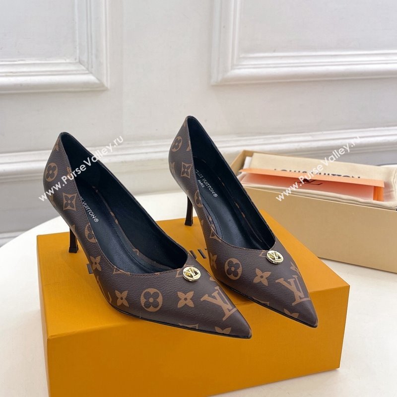 Louis Vuitton Stellar Pumps 7cm in Monogram Canvas 2024 1ACLE0 (MD-240127020)