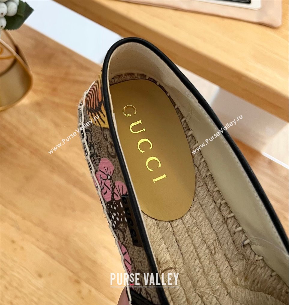 Gucci GG Tiger Canvas Espadrilles Flat 2024 0125 (MD-240125106)