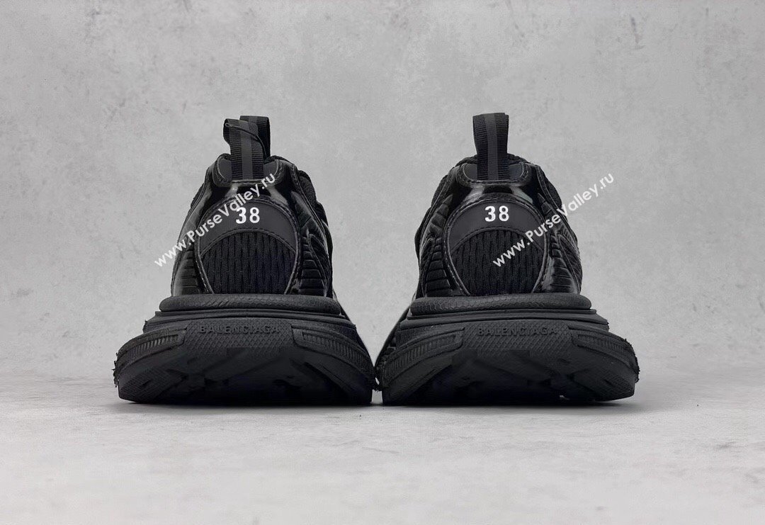 Balenciaga 3XL Trainers Sneakers in Mesh and Polyurethane All Black 2024 0129 (8-240129020)