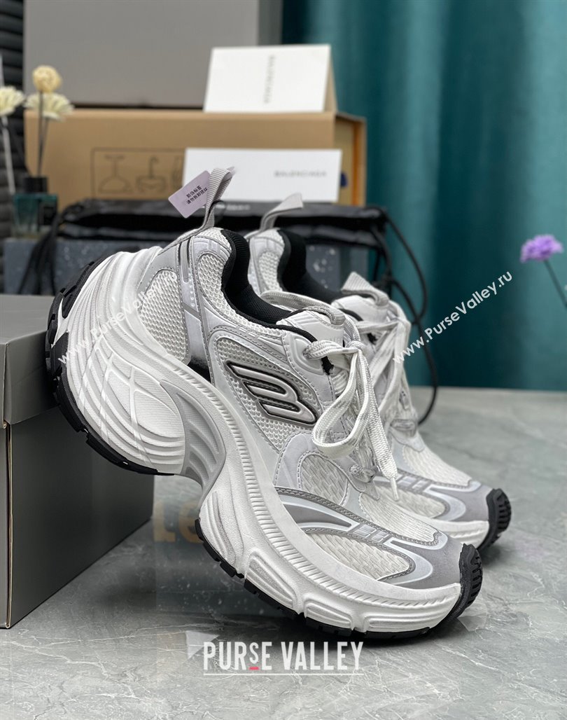 Balenciaga 10XL Trainers Sneakers in Mesh TPU and Rubber White 2024 0129 (8-240129023)