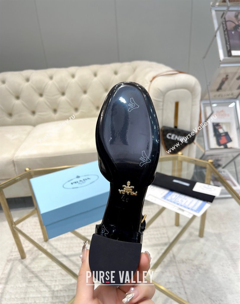 Prada Patent leather pumps 4.5cm Black 2024 0228 (MD-240228074)