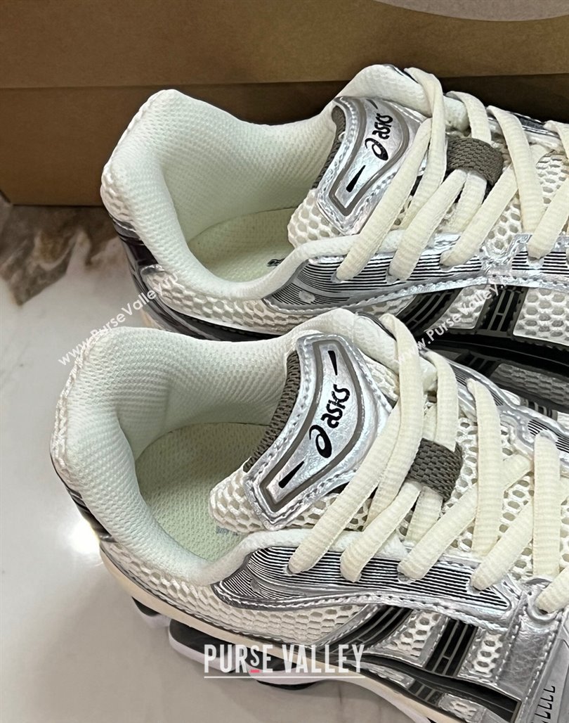 JJJJound x Asics Gel- Kayano 14 Sneakers in Silver Leather and Mesh 1 2024 (8-240227137)