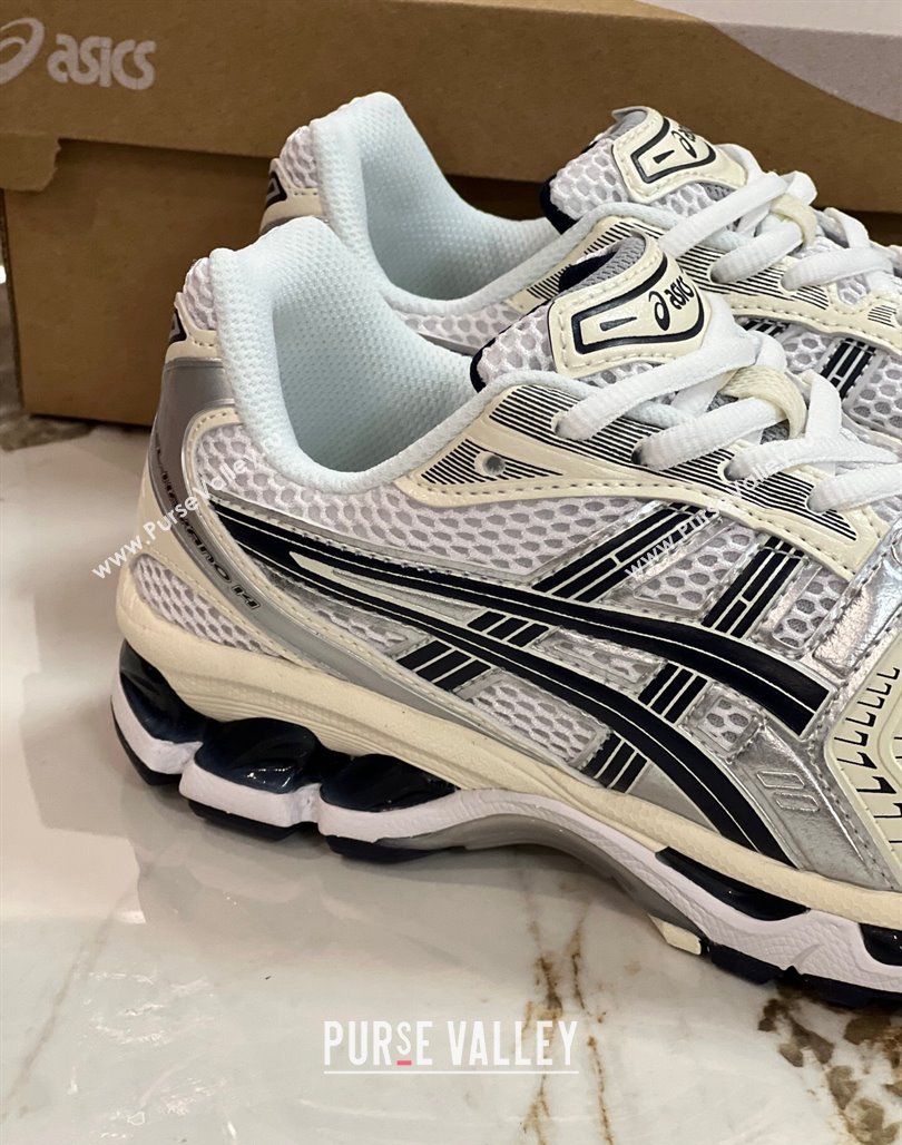 JJJJound x Asics Gel- Kayano 14 Sneakers in Silver Leather and Mesh 2 2024 (8-240227138)