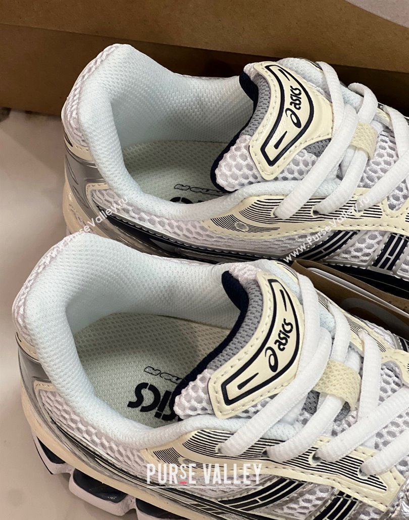 JJJJound x Asics Gel- Kayano 14 Sneakers in Silver Leather and Mesh 2 2024 (8-240227138)