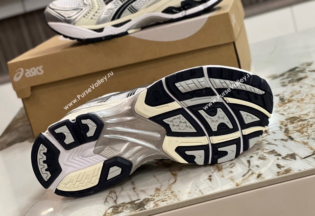 JJJJound x Asics Gel- Kayano 14 Sneakers in Silver Leather and Mesh 2 2024 (8-240227138)