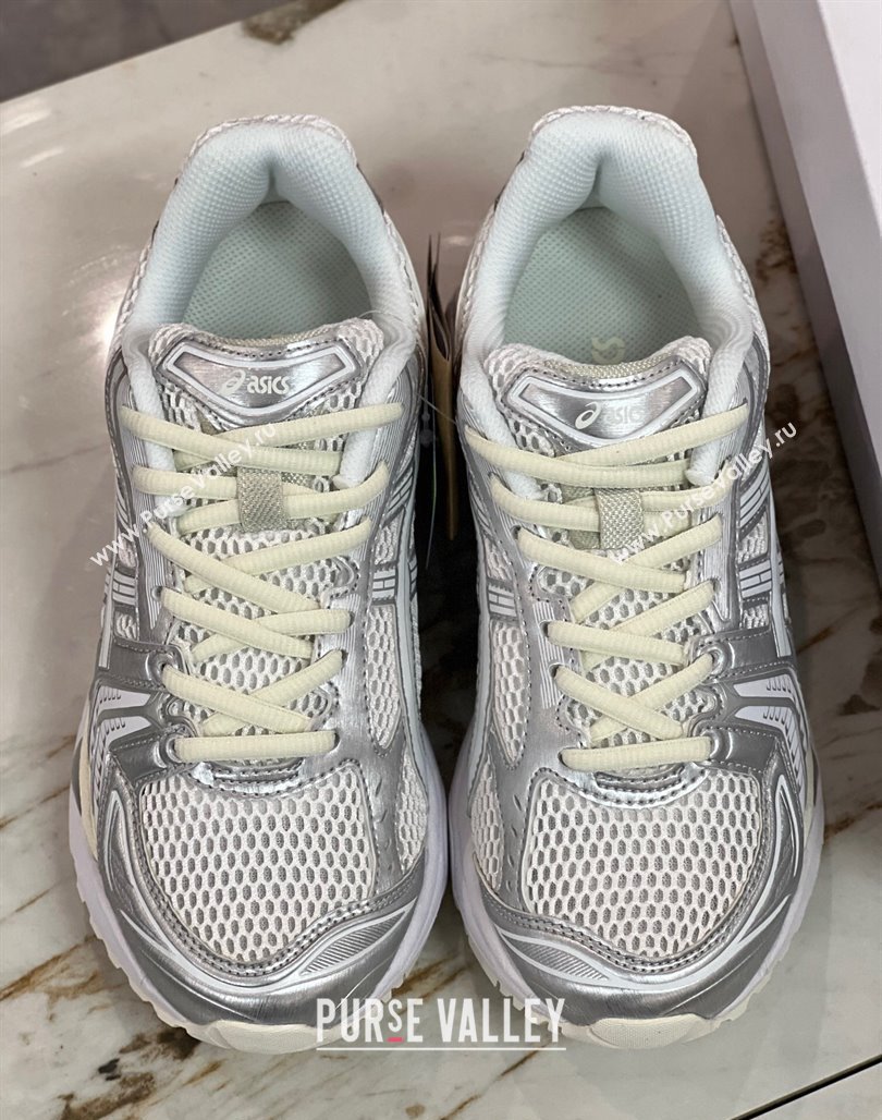 JJJJound x Asics Gel- Kayano 14 Sneakers in Silver Leather and Mesh 3 2024 (8-240227139)