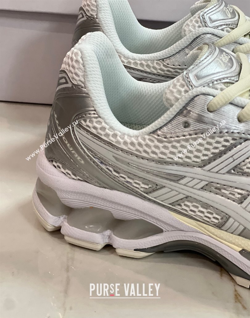 JJJJound x Asics Gel- Kayano 14 Sneakers in Silver Leather and Mesh 3 2024 (8-240227139)