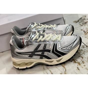 JJJJound x Asics Gel- Kayano 14 Sneakers in Silver Leather and Mesh 4 2024 (8-240227140)