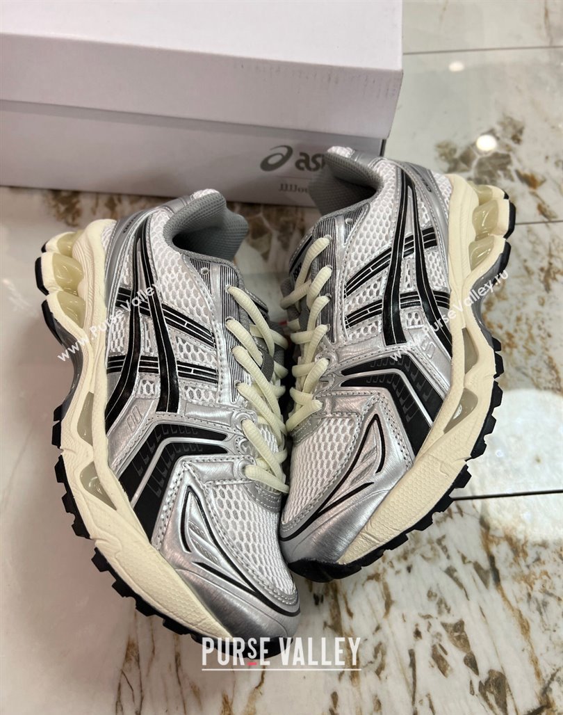 JJJJound x Asics Gel- Kayano 14 Sneakers in Silver Leather and Mesh 4 2024 (8-240227140)