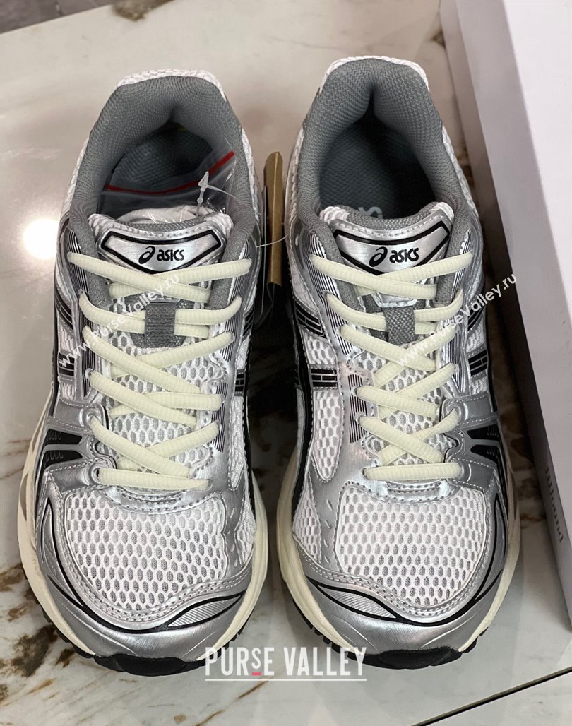 JJJJound x Asics Gel- Kayano 14 Sneakers in Silver Leather and Mesh 4 2024 (8-240227140)