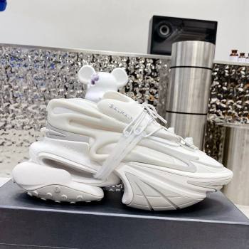 Balmain Unicorn high-top trainers 8cm in rubber and leather White2 2024 032802 (MD-240328068)