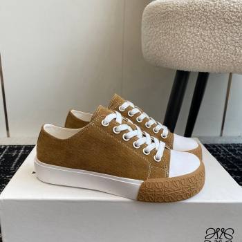 Loewe Terra Vulca Canvas Low-top Sneakers Brown 2024 (KL-241009091)