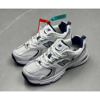New Balance 530 Sneakers in Mesh and Leather White/Silver2 2025 0711 (13-250711019)