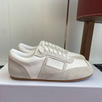Maison Margiela MM6 Sneakers in White Leather and Suede 2025 (syt-250711034)