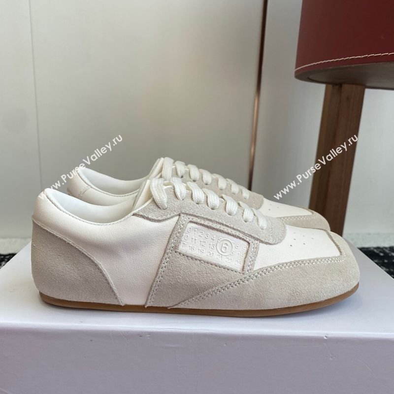 Maison Margiela MM6 Sneakers in White Leather and Suede 2025 (syt-250711034)