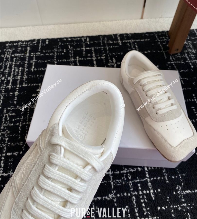 Maison Margiela MM6 Sneakers in White Leather and Suede 2025 (syt-250711034)