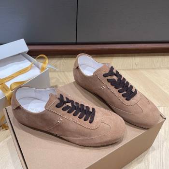 The Row Suede Sneakers Taupe Brown 2025 0711 (syt-250711035)