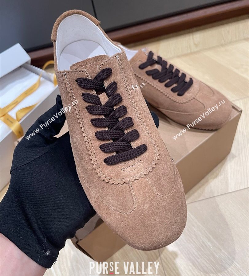 The Row Suede Sneakers Taupe Brown 2025 0711 (syt-250711035)