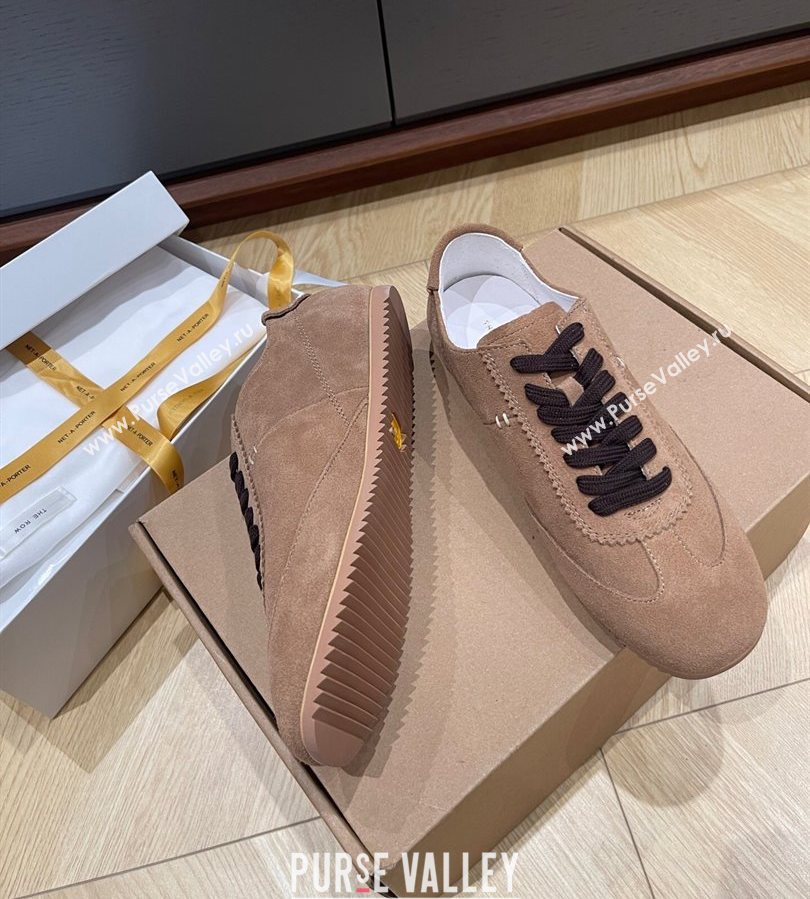 The Row Suede Sneakers Taupe Brown 2025 0711 (syt-250711035)