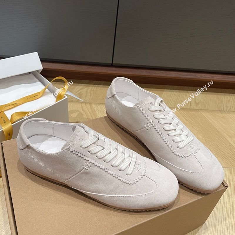 The Row Suede Sneakers White 2025 0711 (syt-250711036)