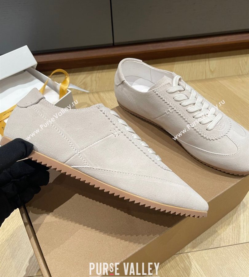The Row Suede Sneakers White 2025 0711 (syt-250711036)