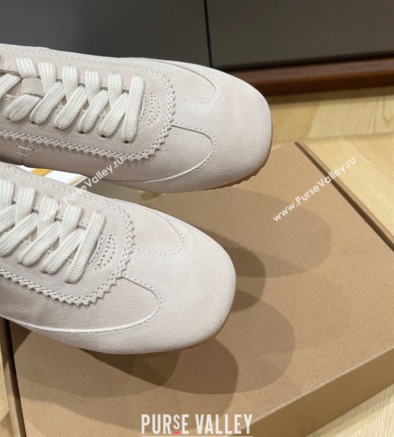 The Row Suede Sneakers White 2025 0711 (syt-250711036)