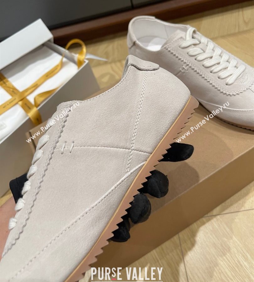 The Row Suede Sneakers White 2025 0711 (syt-250711036)